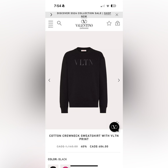 Valentino Sweatshirt - Picture 7 of 7